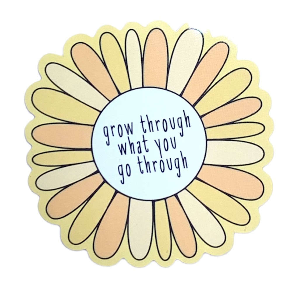 Grow Vinyl Sticker